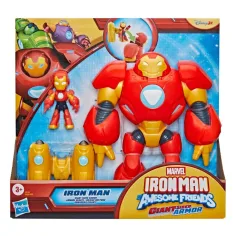 Marvel Iron Man e i suoi fantastici amici - Gioco set Armor Iron Man di dimensioni giganti - Hasbro