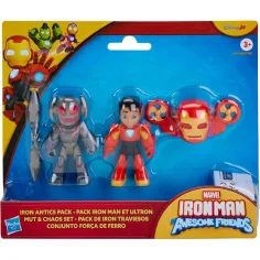 Marvel Iron Man e i suoi fantastici amici - Iron Antics set di gioco di Iron Man e Ultron - Hasbro