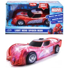 Marvel: Veicolo del personaggio Pókember Light Hero con effetti di luce e suono - Jada Toys