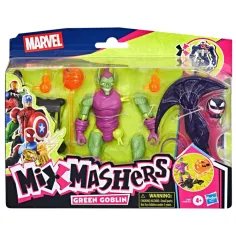 Marvel Mix Mashers: Spider-Man Goblin figura con accessori - Hasbro