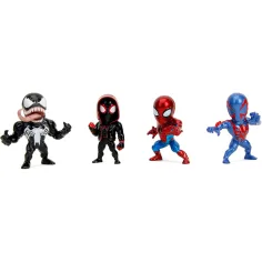 Marvel: Set di figure metalliche di Spider-Man 4 pezzi 6,5 cm - Simba Toys immagine 2