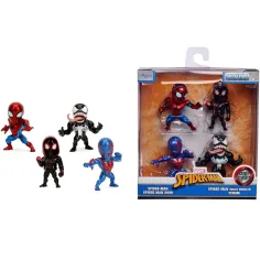 Marvel: Set di figure metalliche di Spider-Man 4 pezzi 6,5 cm - Simba Toys