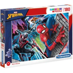 Marvel Spider-Man Supercolor puzzle 180 pezzi - Clementoni immagine 1
