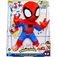 Marvel Spidey e i suoi fantastici amici: Peluche interattivo Spidey danzante - Hasbro