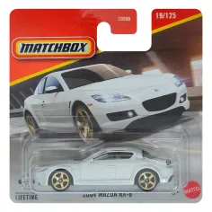 Matchbox: 2004 Mazda RX-8 auto giocattolo bianco 1/64 - Mattel