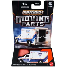 Matchbox A film: 2019 Dodge RAM Ambulanza auto giocattolo apribile 1/64 – Mattel