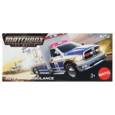 Matchbox A Film: 2019 RAM Ambulance in scatola di cartone macchina in miniatura 1/64 – Mattel