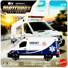 Matchbox A Film: 2024 Mercedes-Benz Sprinter Ambulanza auto in miniatura 1/64 - Mattel