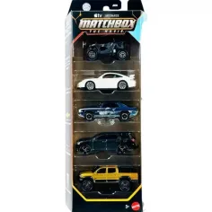 Matchbox A Film: Villain Pursuit set di 5 auto in miniatura - Mattel immagine 1