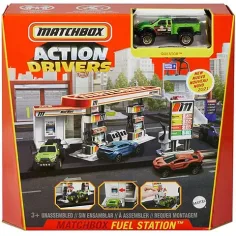 Matchbox: Action Drivers Set di gioco Stazione di Servizio - Mattel