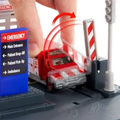 Matchbox: Action Drivers Stazione di soccorso con elicottero - Mattel immagine 3