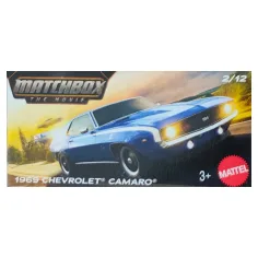 Matchbox: Auto in scatola di cartone 1969 Chevrolet Camaro 1/64 - Mattel