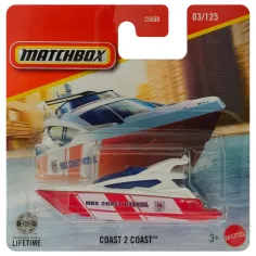 Matchbox: Barca della Guardia Costiera Coast 2 Coast 1/64 - Mattel