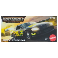 Matchbox: Macchina da corsa Chevy Stock-Car in scatola di cartone 1/64 - Mattel