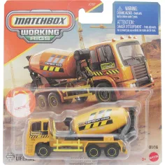 Matchbox: Working Rigs Cement King macchina da cantiere 1/64 - Mattel