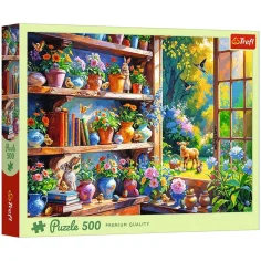 Mattina di primavera nella casa fiorita – puzzle da 500 pezzi – Trefl