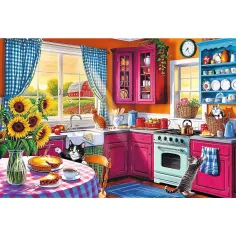 Mattina in cucina puzzle Easy Piece 300 pezzi - Trefl immagine 2