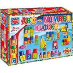 Maxi Blocks ABC mattoncini 64 pezzi - D-Toys