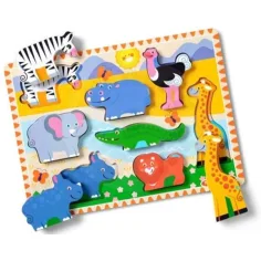Melissa&Doug: Puzzle animale - Safari - Spin Master