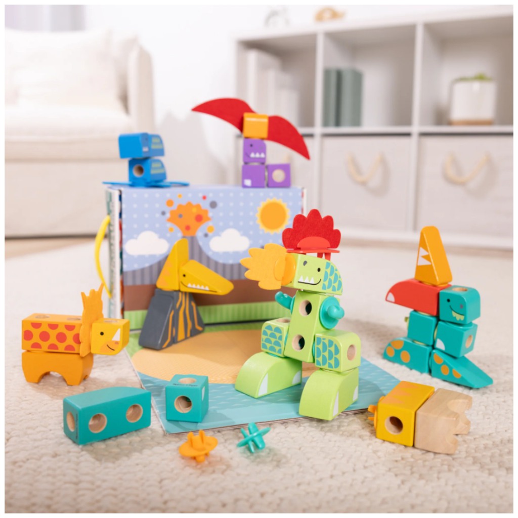 Melissa & Dough Blockables Dinosauri Costruzioni 69 pezzi immagine 5