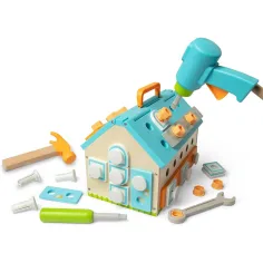 Melissa&Doug: Costruisci una casa set di gioco da 56 pezzi - Spin Master immagine 2