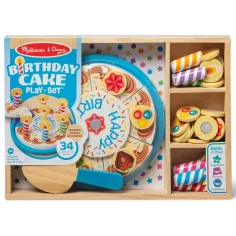 Melissa&Doug: Set di gioco torta di compleanno in legno - Spin Master