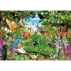 Meraviglioso puzzle della foresta HQC 2000 pezzi - Clementoni immagine 2