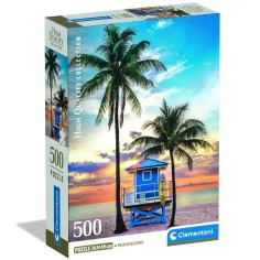 Miami Beach, Florida HQC puzzle da 500 pezzi - Clementoni