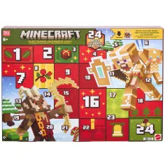 Minecraft calendario dell'avvento con 24 sorprese – Mattel
