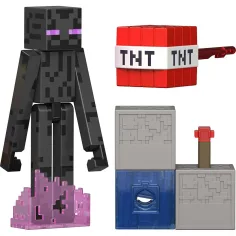 Minecraft: figura di gioco Enderman con accessori - Mattel immagine 2