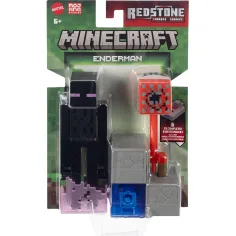Minecraft: figura di gioco Enderman con accessori - Mattel immagine 1