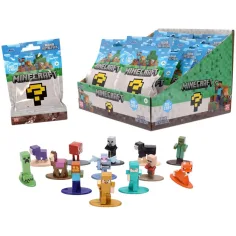 Minecraft: Nano Metalfigs figura metallica sorpresa, assortita, 1 pz - Jada Toys