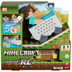 Minecraft RC camioncino da miniera con figura di Steve – Mattel immagine 1