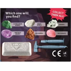 Mini set archeologico - Minerali e gemme - Clementoni immagine 2