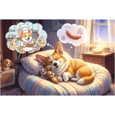 Mondo dei Corgi puzzle da 60 pezzi - Trefl immagine 2