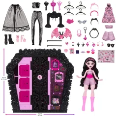 Monster High Moda Mostruosa Armadio con Draculaura - Mattel immagine 6