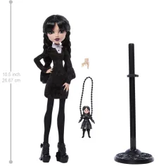 Monster High x Mercoledì – Bambola di Mercoledì Addams con accessori – Mattel immagine 3