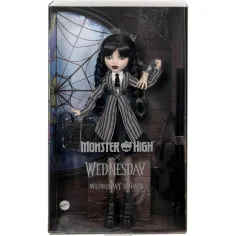 Monster High X Mercoledì: bambola Mercoledì Addams - Mattel