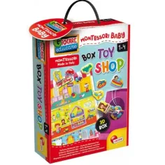 Montessori: Baby Box puzzle a incastro di forme per lo sviluppo delle abilità - Lisciani