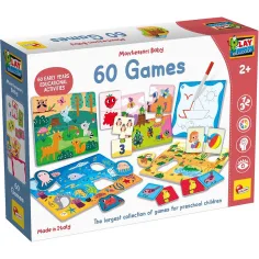 Montessori Baby: Collezione di giochi con 60 giochi per lo sviluppo delle abilità - Lisciani