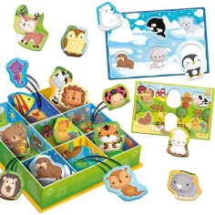 Montessori: Collezione di giochi di animali felici set da 67 pezzi - Lisciani immagine 2