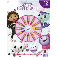 Móra: Gabi casa delle bambole - Libro da colorare con 12 pastelli