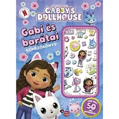 Móra: Gabi e i suoi amici - Casa delle bambole di Gabi - libro da colorare con adesivi puffi