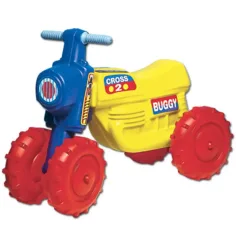 Cross motor con spinta a piedi 4 ruote - D-Toys