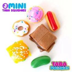 Mushmeez: DIY morbidi, squishy mini dolcetti set da 3 pezzi diversi 1 pezzo immagine 2