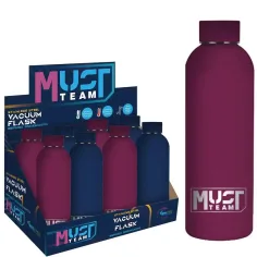 Must: Thermos in acciaio inossidabile con borraccia in due varianti 500ml