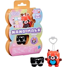 Nano-mals: Figura interattiva elettronica panda rosso – Hasbro