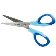 Nebulo: Forbici scolastiche ergonomiche a punta, 14 cm, disponibili in diverse varianti immagine 3