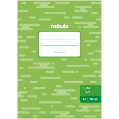 Nebulo: Quaderno liscio a righe 20-32 A/5