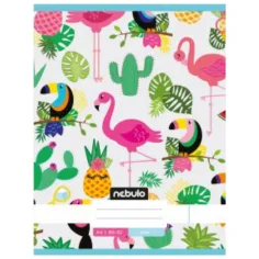 Nebulo: Flamingo e Tucano quaderno A4 80-32
